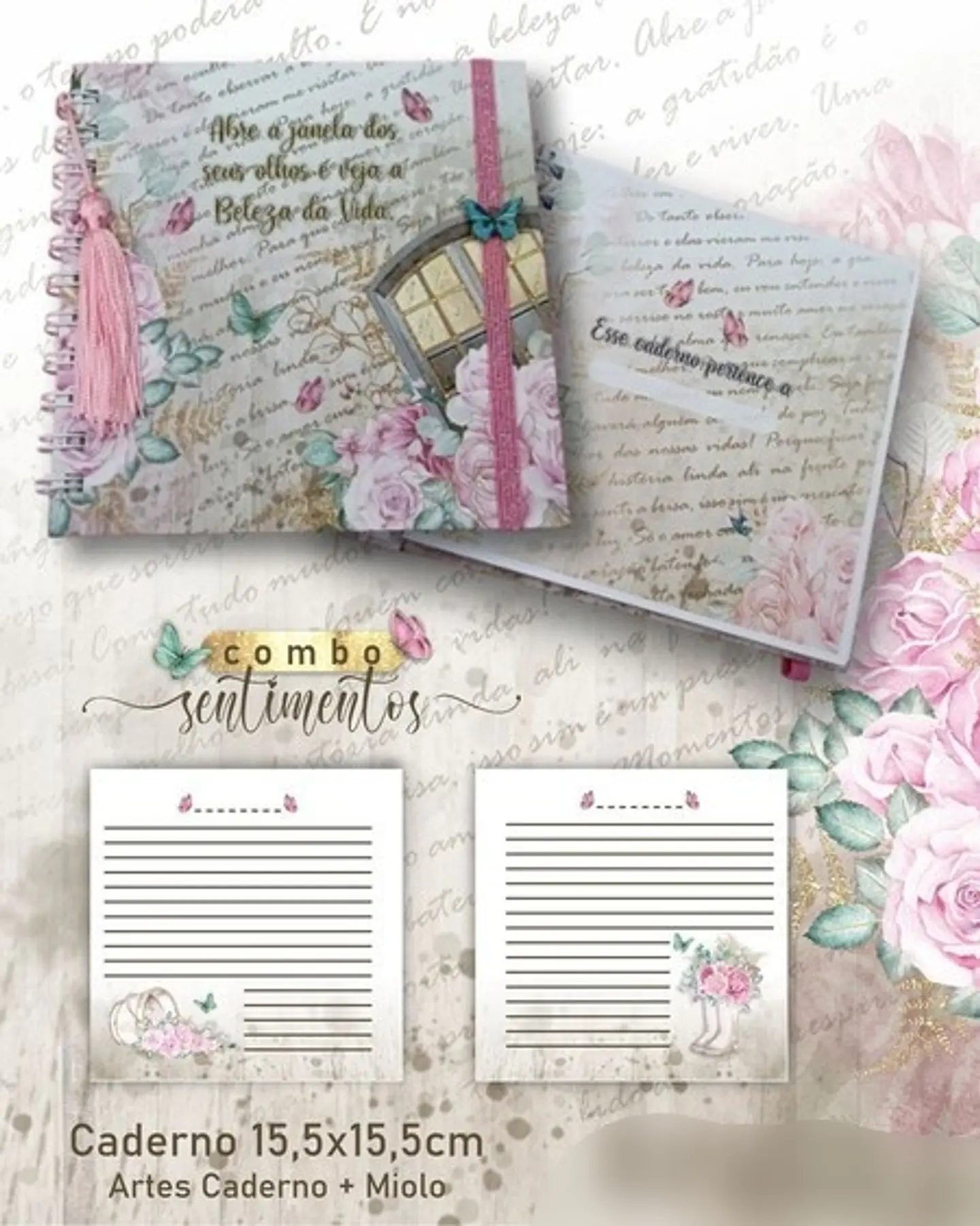 Arquivo Cartonagem Combo Sentimentos - RM 4