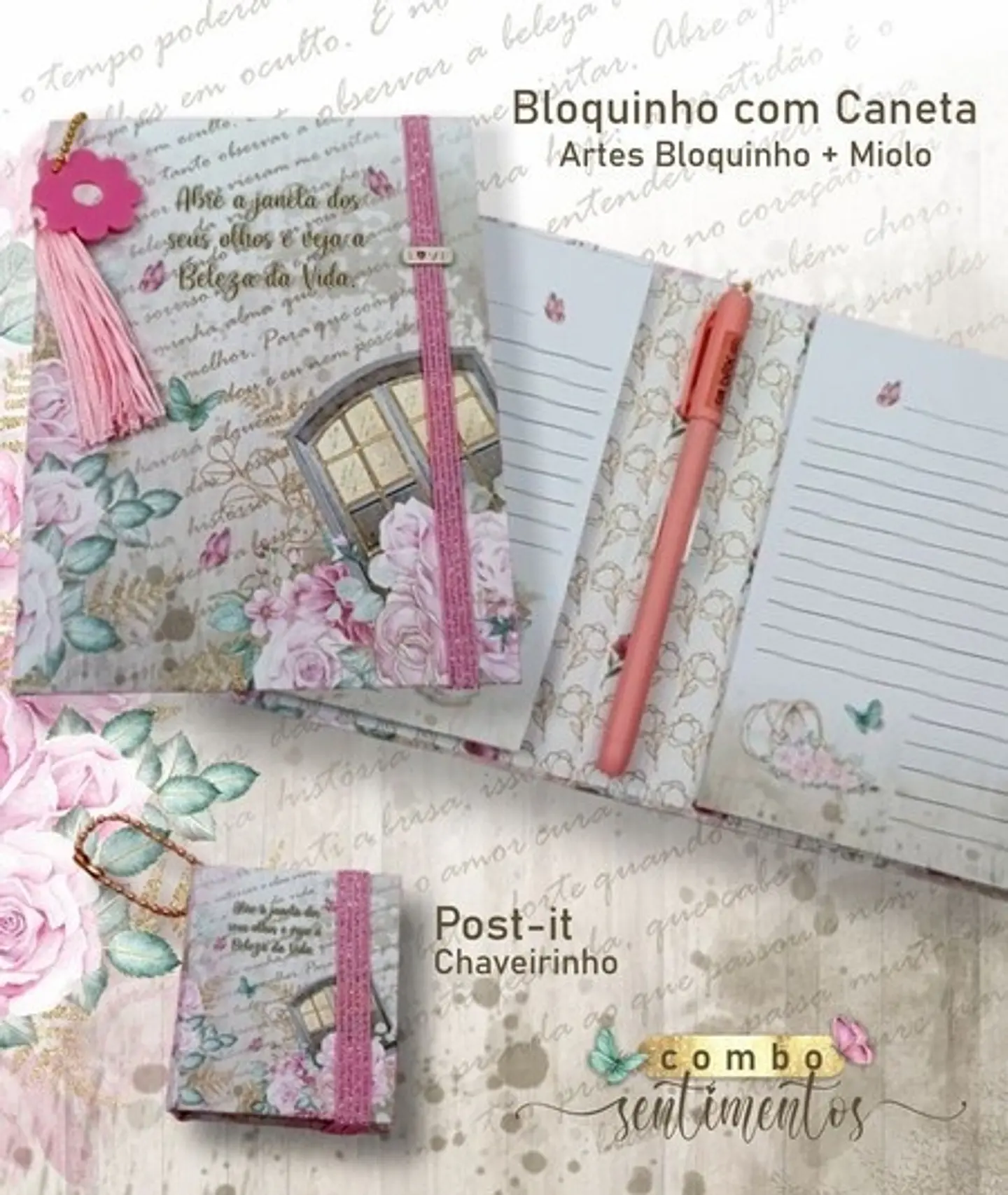 Arquivo Cartonagem Combo Sentimentos - RM 5
