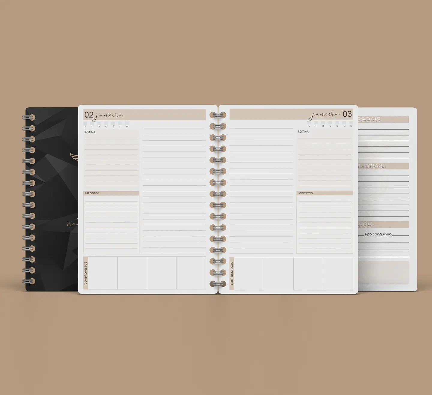 Arquivo Agenda Permanente Contabilidade - Bicho Papel 4