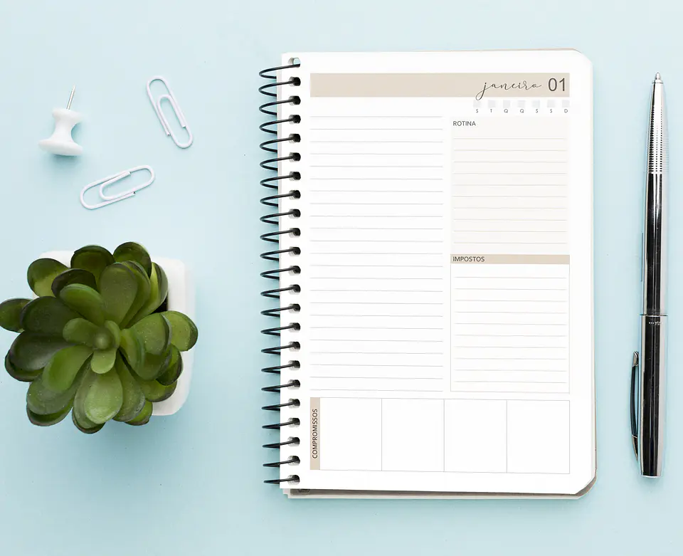 Arquivo Agenda Permanente Contabilidade - Bicho Papel 5