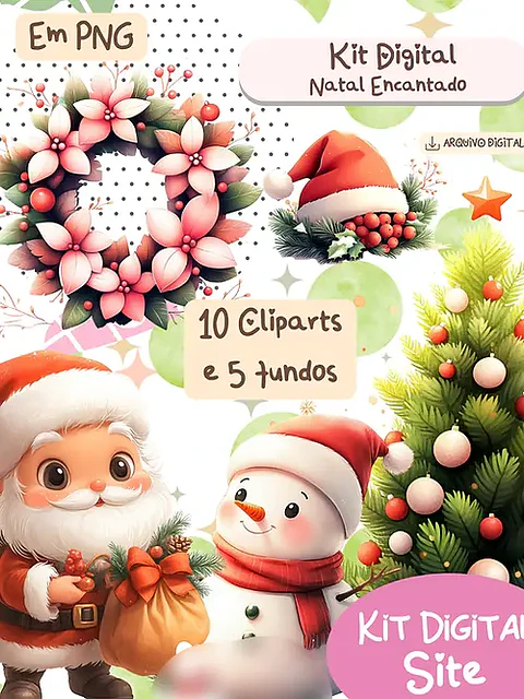 Kit Digital Encanto de Natal - Bia Shaina