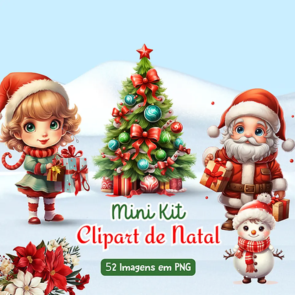 Kit Digital Natal Fofinho - Bia Shaina 1