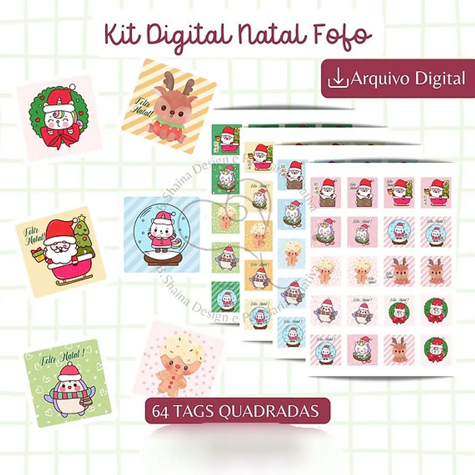 Arquivo Natal Fofo Combo Completo - Bia Shaina 4