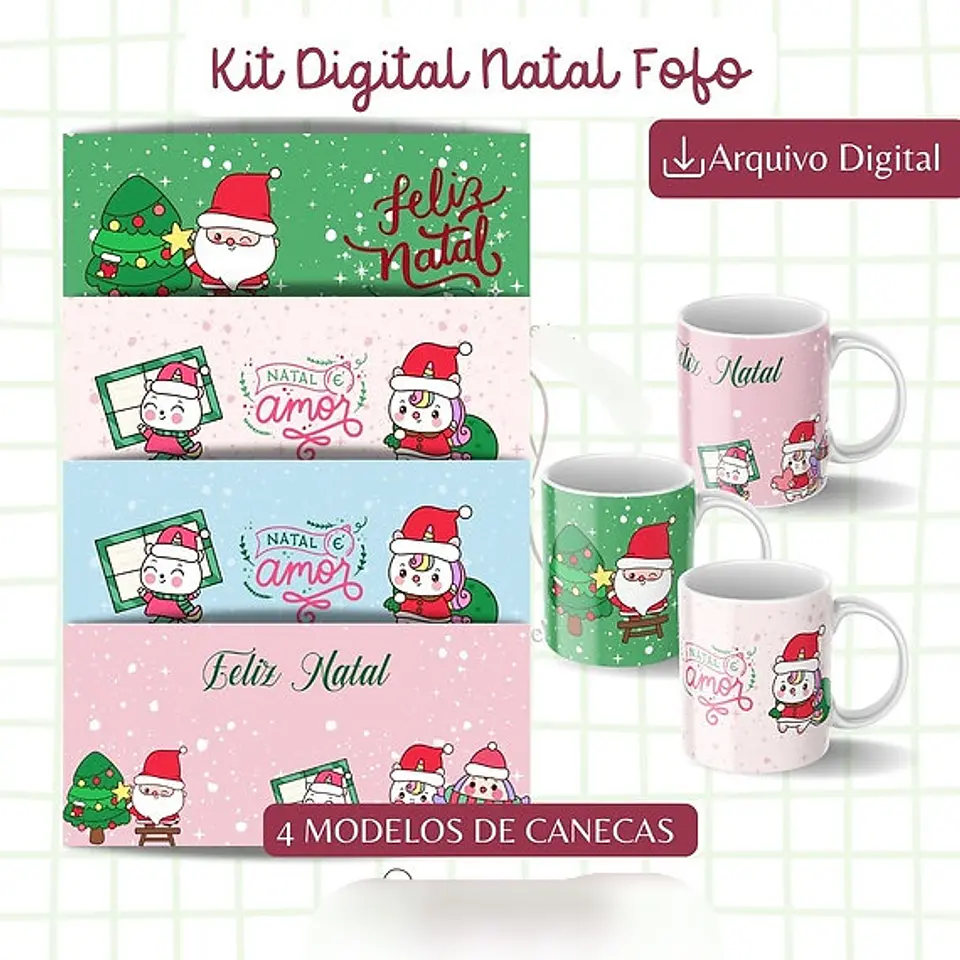 Arquivo Natal Fofo Combo Completo - Bia Shaina 6