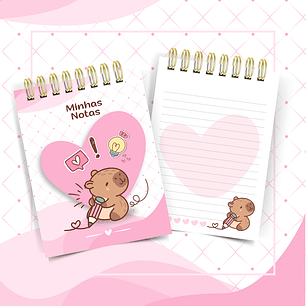Arquivo Agenda A5 Capy Cute Capivara 2025 - CUTE CORTE