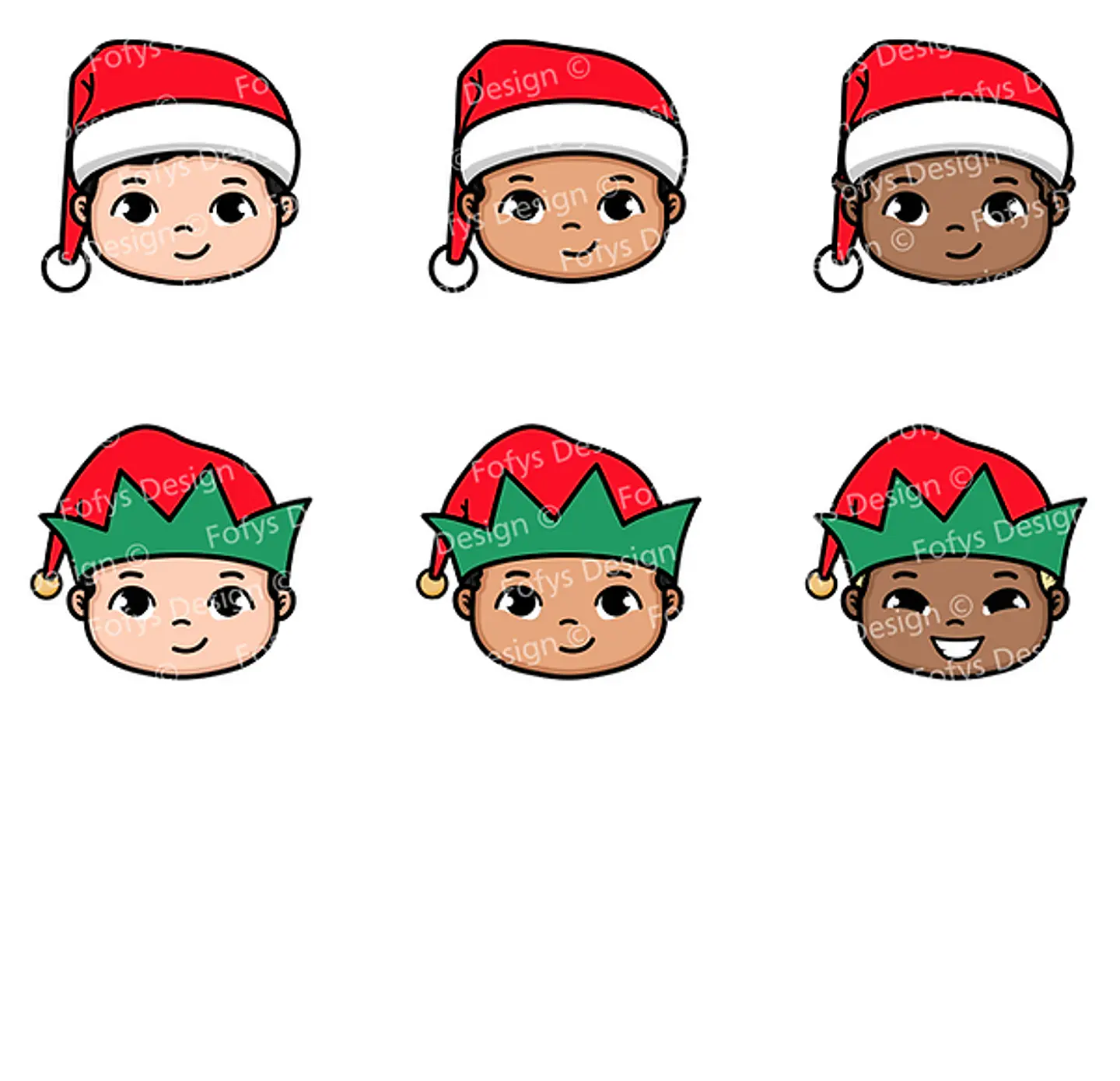 Kit Digital Natal Vestindo Noel Menininhos e Babys - Fofys 3
