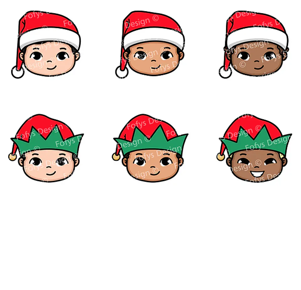 Kit Digital Natal Vestindo Noel Menininhos e Babys - Fofys 3