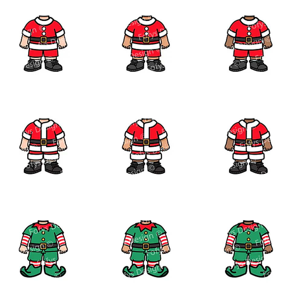 Kit Digital Natal Vestindo Noel Menininhos e Babys - Fofys 4