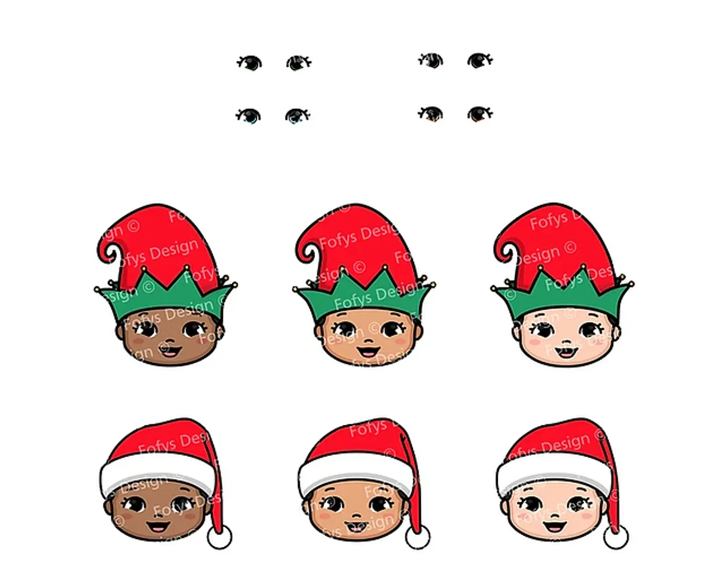 Kit Digital Natal Vestindo Noel Menininhas e Babys - Fofys 3