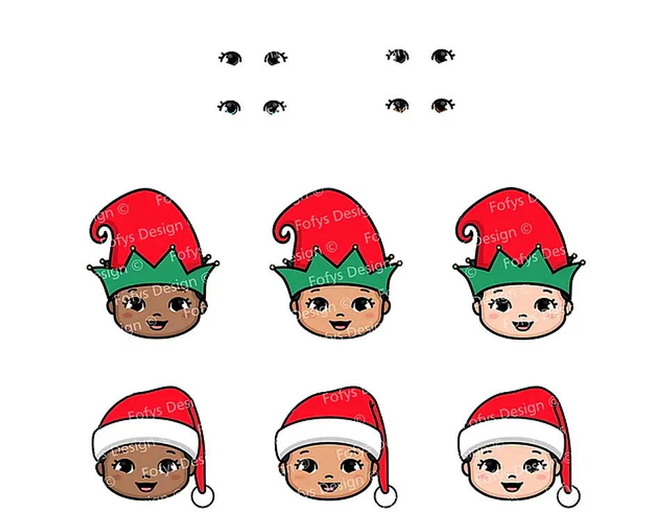 Kit Digital Natal Vestindo Noel Menininhas e Babys - Fofys 3