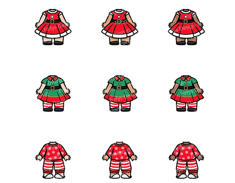 Kit Digital Natal Vestindo Noel Menininhas e Babys - Fofys 7