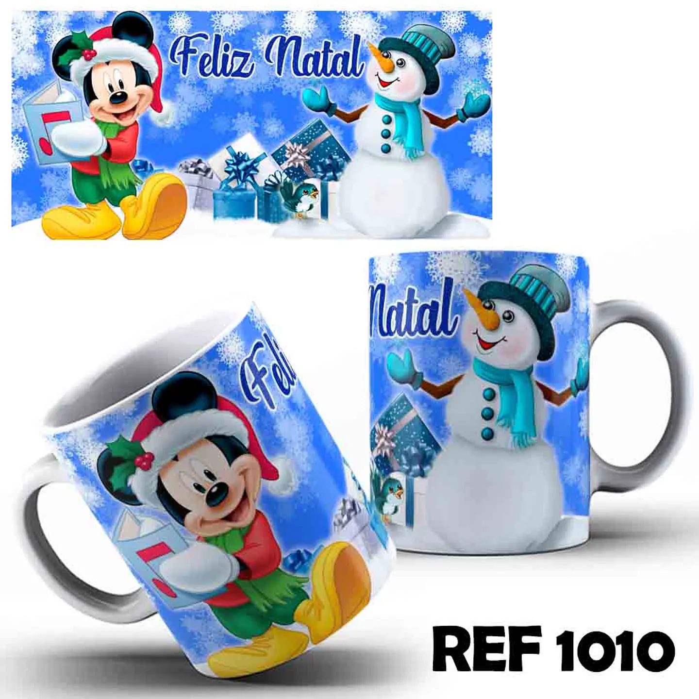 Arquivo Canecas Natal Mickey e Minnie  2