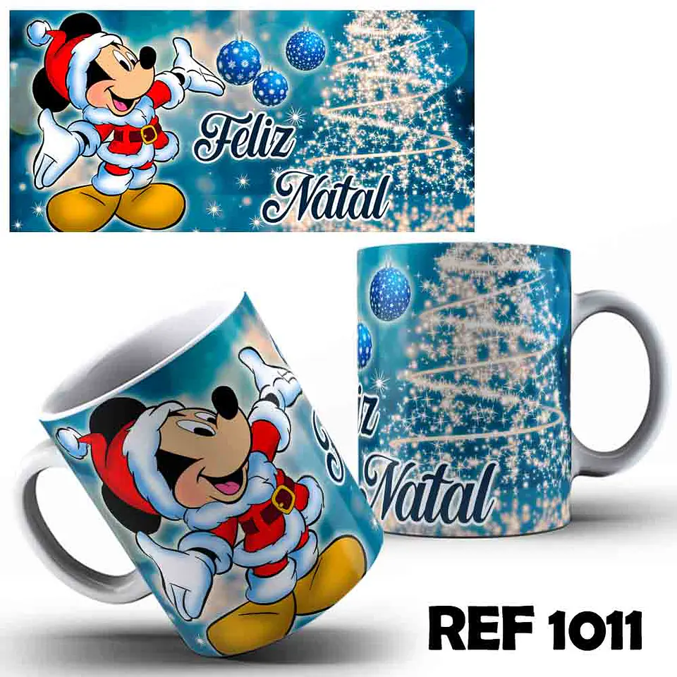 Arquivo Canecas Natal Mickey e Minnie  3