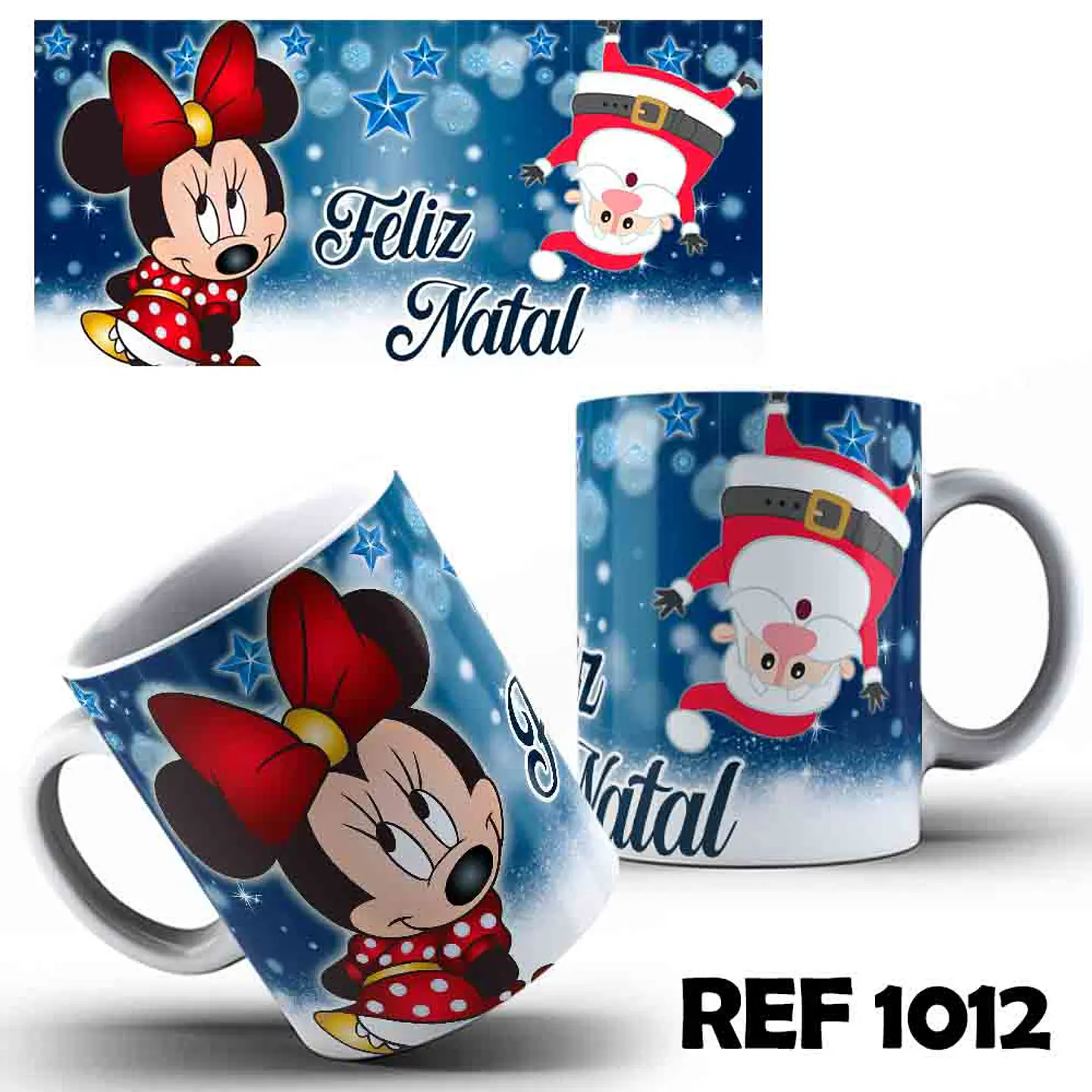 Arquivo Canecas Natal Mickey e Minnie  4