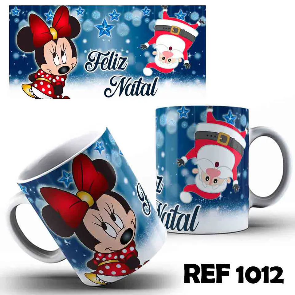 Arquivo Canecas Natal Mickey e Minnie  4