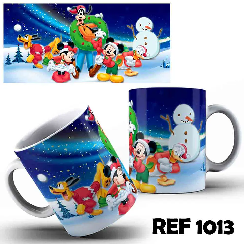 Arquivo Canecas Natal Mickey e Minnie  5