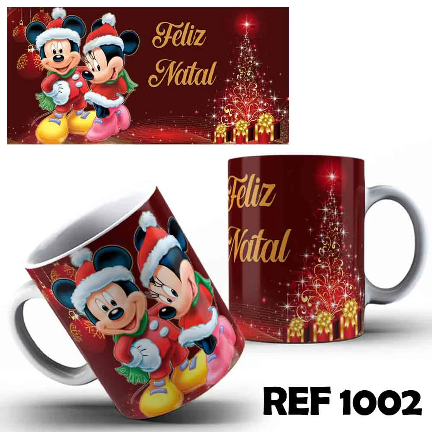 Arquivo Canecas Natal Mickey e Minnie  6