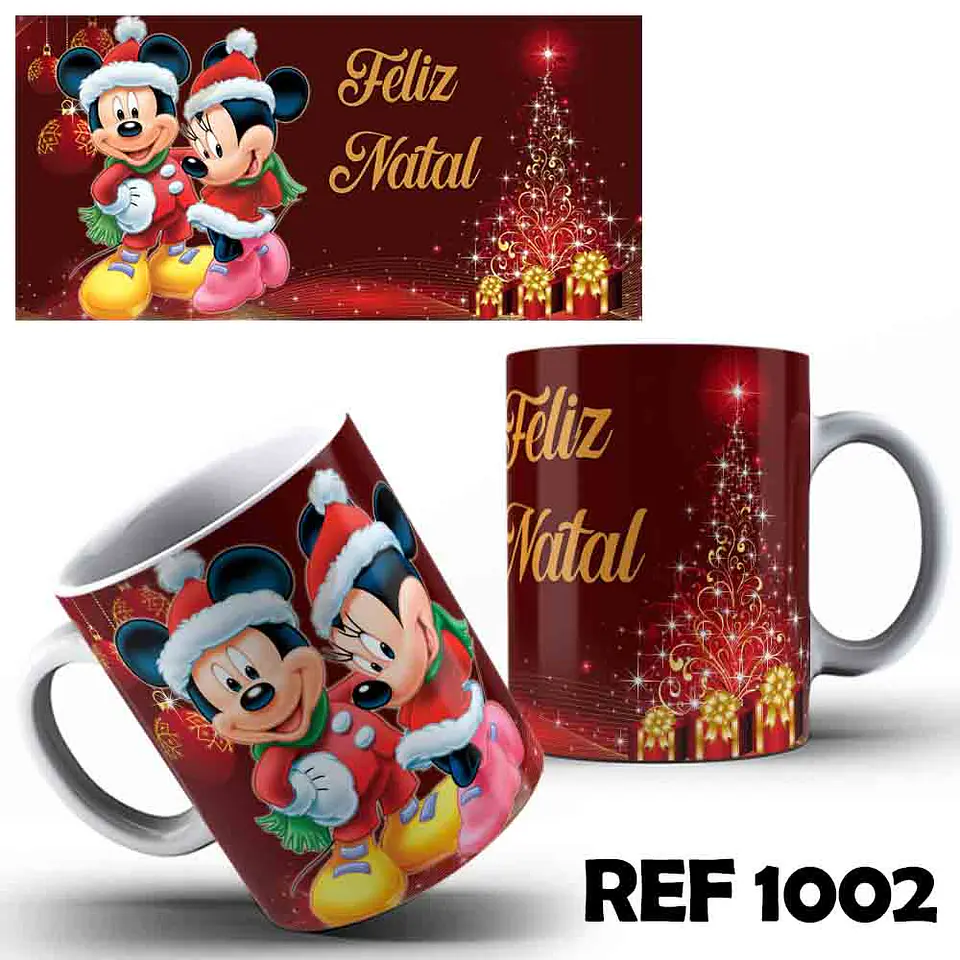 Arquivo Canecas Natal Mickey e Minnie  6