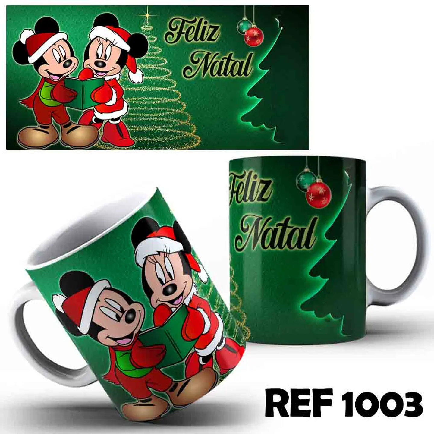 Arquivo Canecas Natal Mickey e Minnie  7