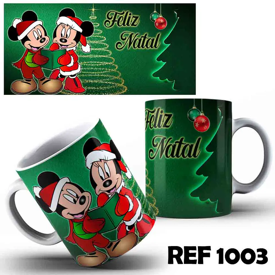 Arquivo Canecas Natal Mickey e Minnie  7