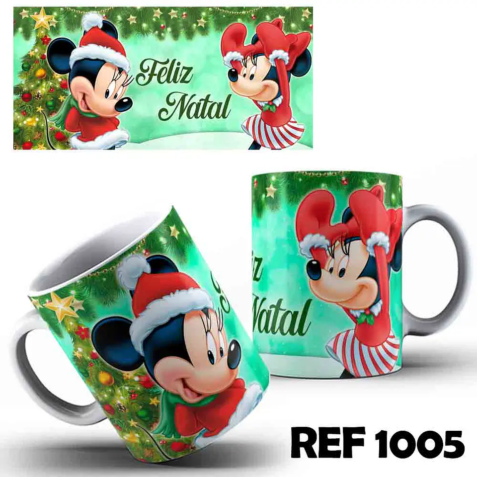 Arquivo Canecas Natal Mickey e Minnie  9
