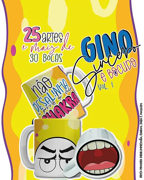 Arquivo Canecas Gino Sinicero e Bocão - ORIGINALE