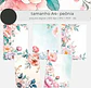 Kit Digital Floral Aquarela Peônias A4 - tutti - Thumbnail 1