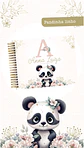 Arquivo Encadernação Baby Panda Linho Rosa Alfabeto - PAMELLA - Thumbnail 2