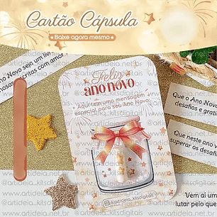  Arquivo Ano Novo Card Capsula 2025 - Art Ideia