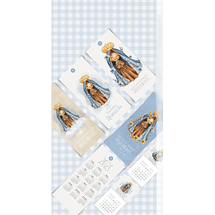 Arquivo Kit Printables Nossa Senhora Aparecida 5- Calendários 2025 - Carinas Paper