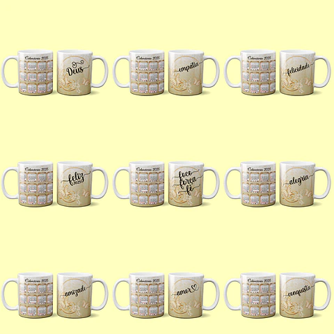 Arquivo Canecas Ano Novo Calendário 2025 reveillon