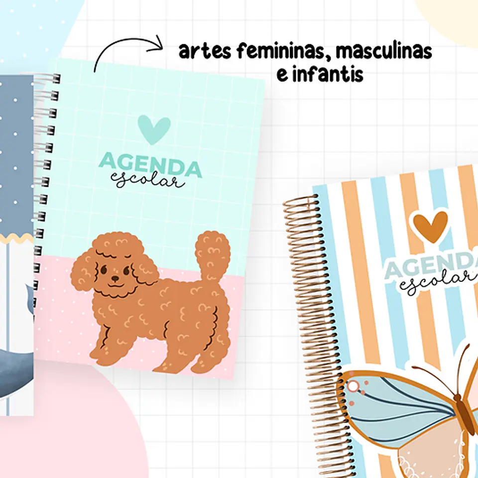 Arquivo Agendas Escolares 2025 Miolos Neutros - LETTERINHAS 8