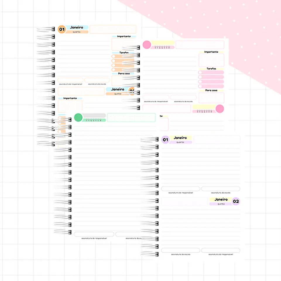 Arquivo Agendas Escolares 2025 Miolos Neutros - LETTERINHAS 10