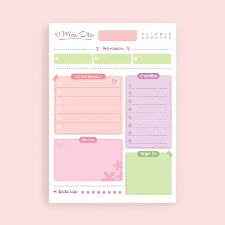 Arquivo Planner Diário A5 Coleção Inspirações - TELMA CONTEL 1