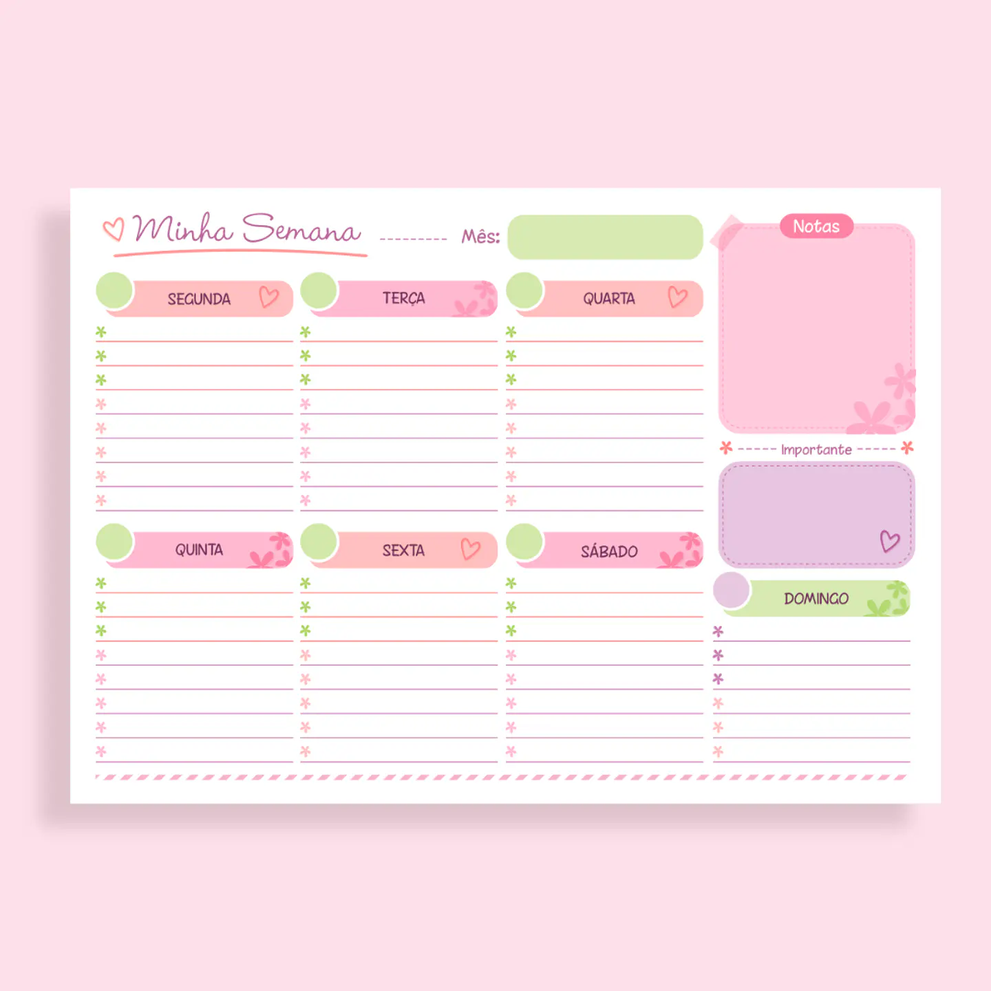 Arquivo Planner de Mesa Mensal e Semanal A4 - Telma Contel 2