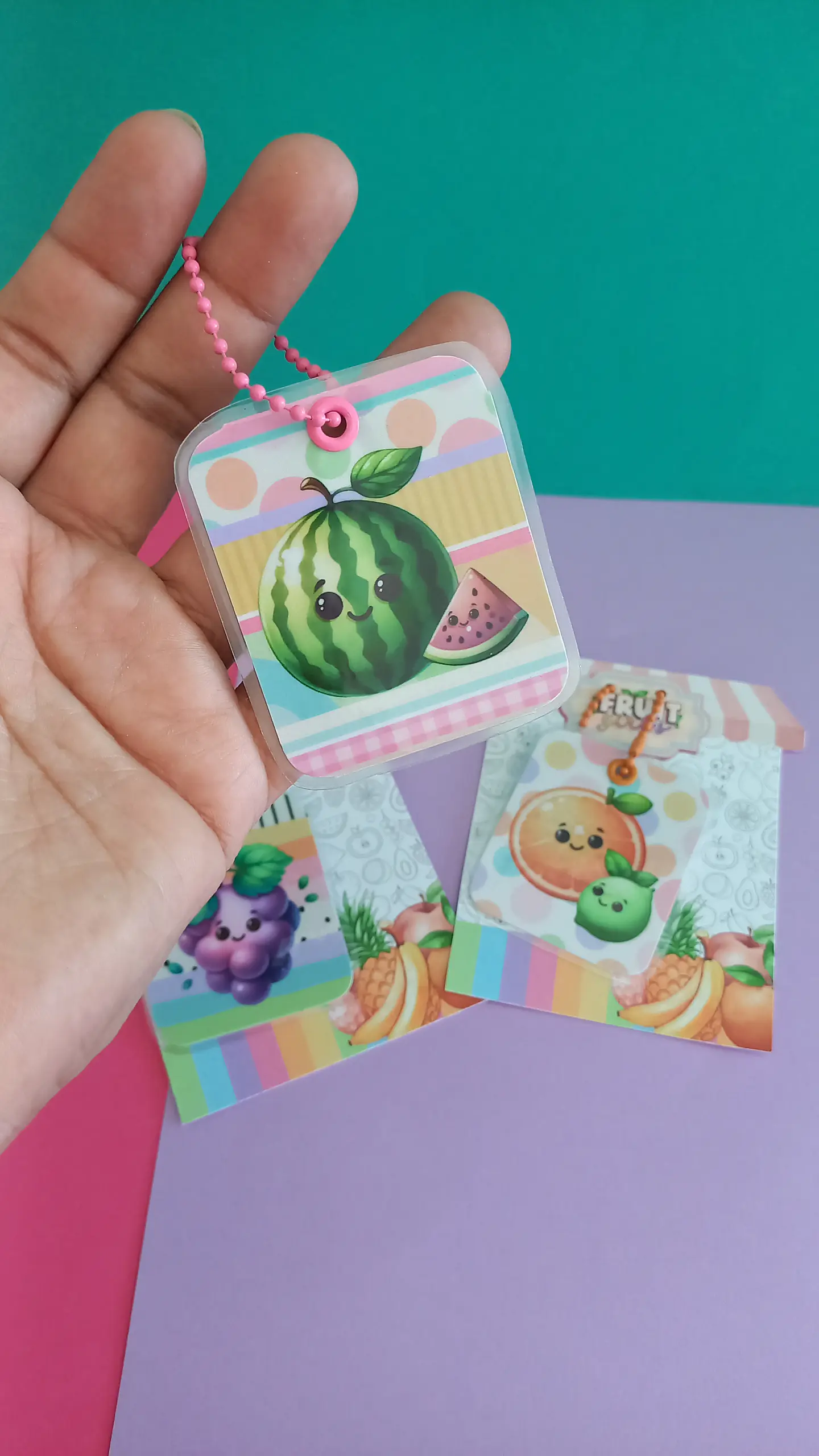 Arquivo Coleção FruitGirls Pack Printables Escolar 2