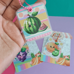 Arquivo Coleção FruitGirls Pack Printables Escolar - TITA