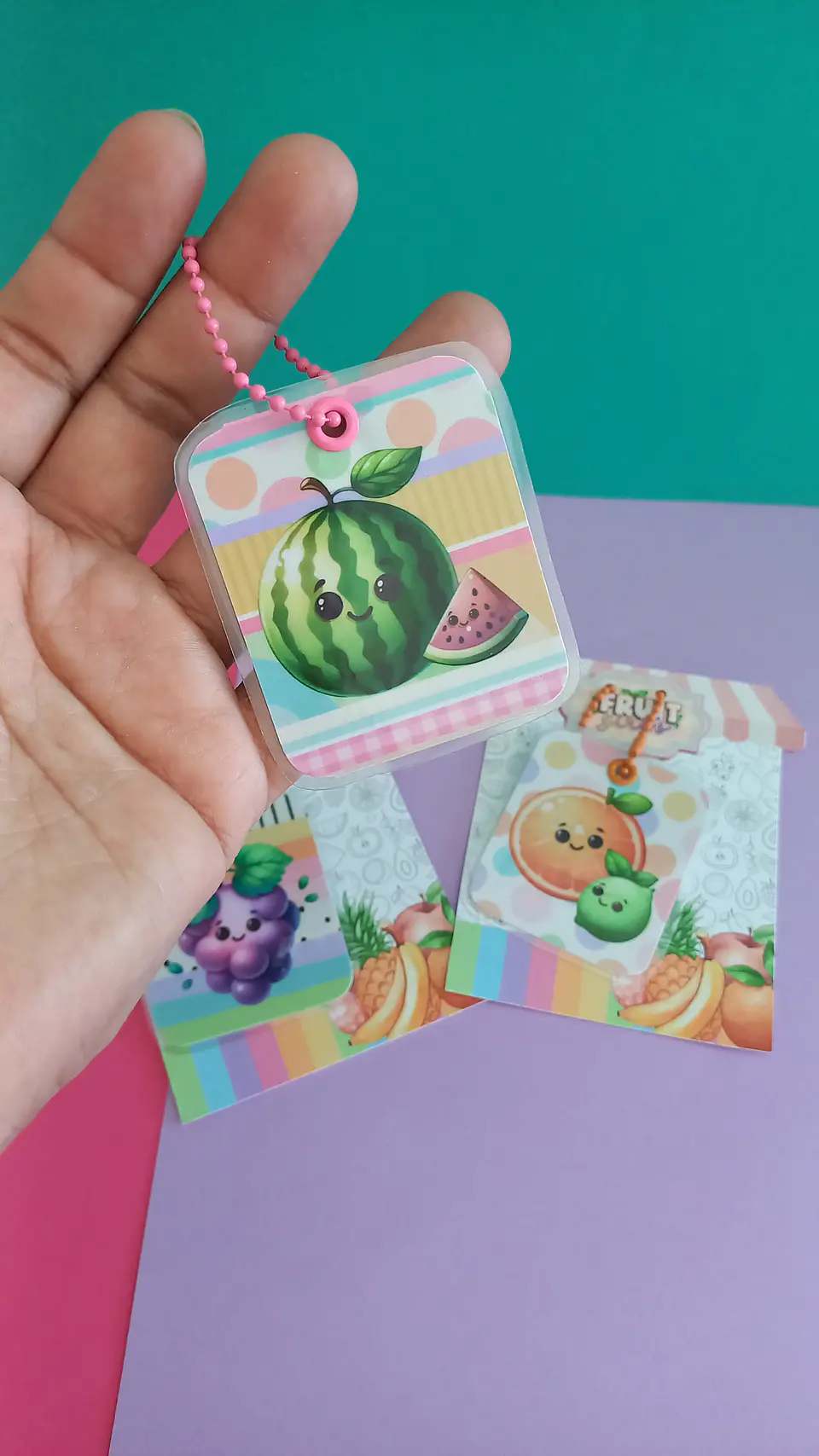 Arquivo Coleção FruitGirls Pack Printables Escolar 2