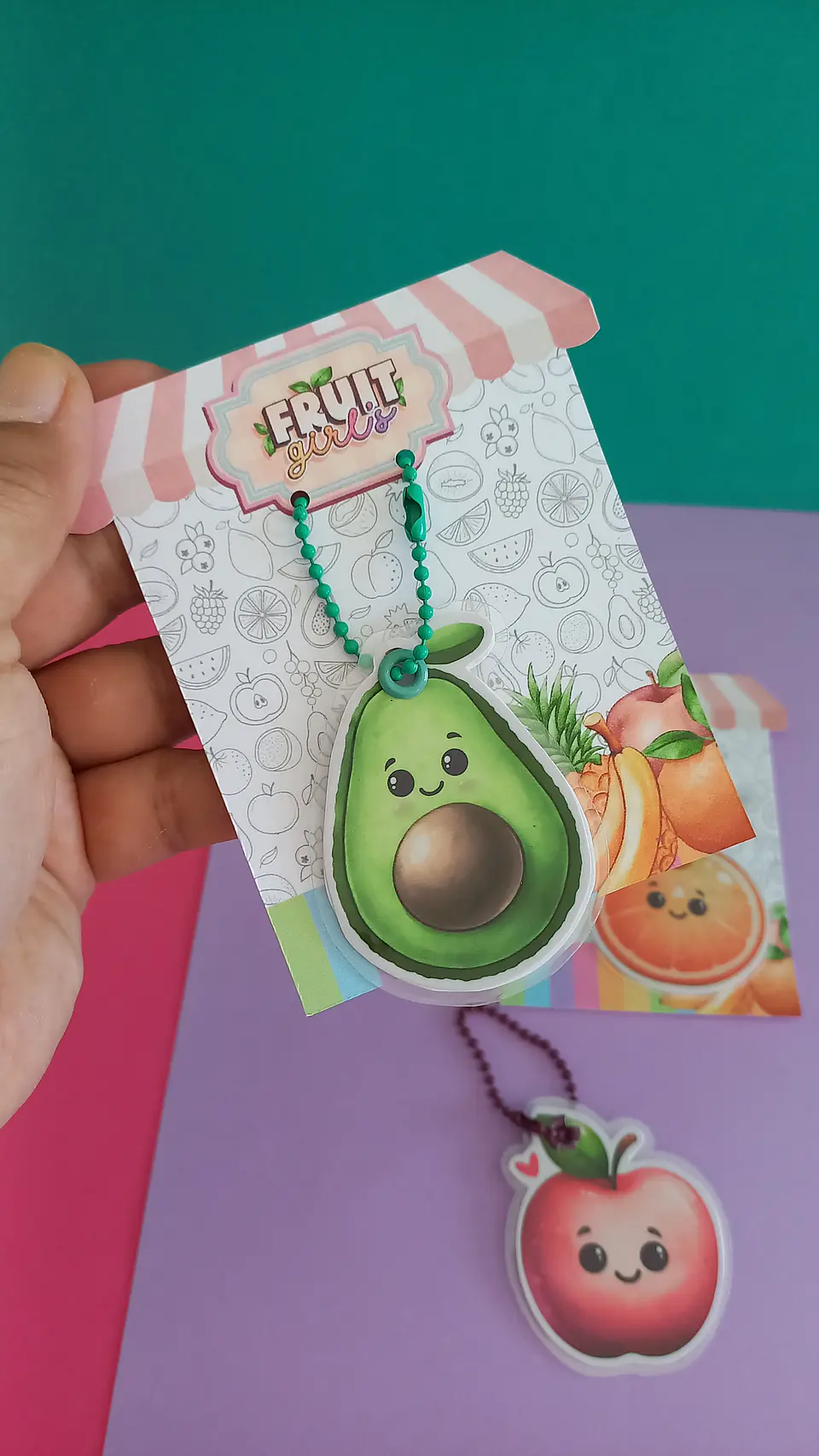 Arquivo Coleção FruitGirls Pack Printables Escolar 10