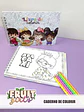 Arquivo Coleção FruitGirls Caderno de Colorir - Thumbnail 1