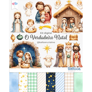 Kit digital O Verdadeiro Natal - Balloon