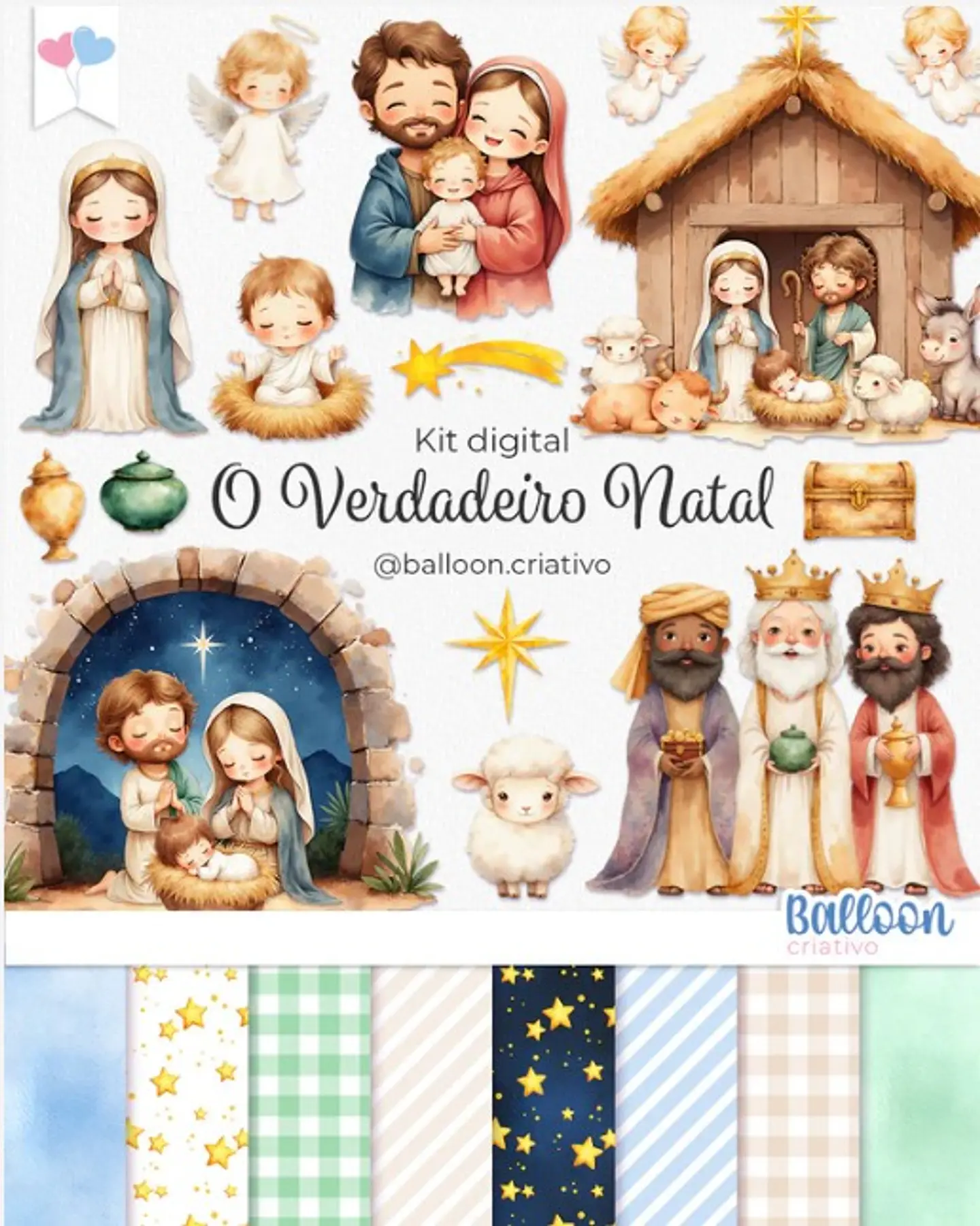 Kit digital O Verdadeiro Natal - Balloon 1