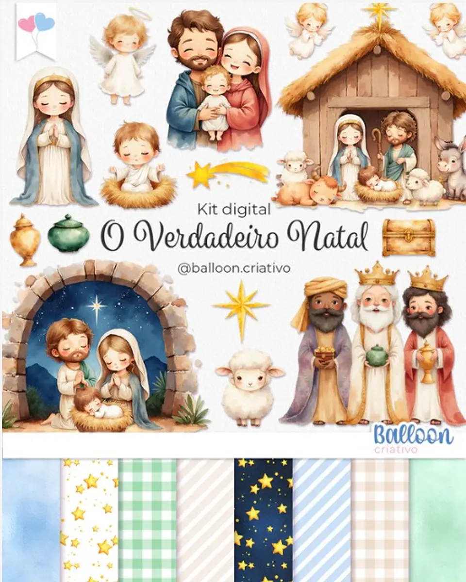 Kit digital O Verdadeiro Natal - Balloon 1