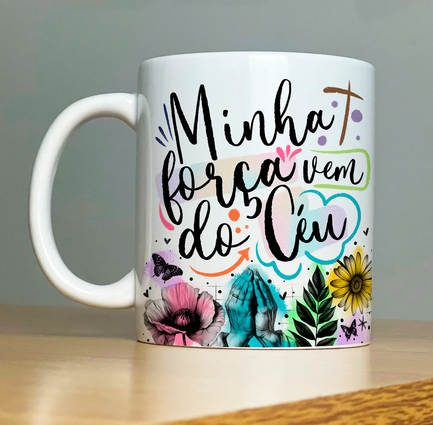 Arquivo Caneca Versículos - Coleção Palavras - Abacaxi Sublimático 21