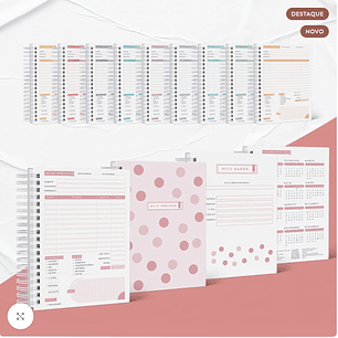 Arquivo Caderno de Pedidos Minimalista 10 cores + Capas - AMARANTTO