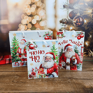 Arquivo Natal Combo Sacolinhas - Chuvinha de Papel