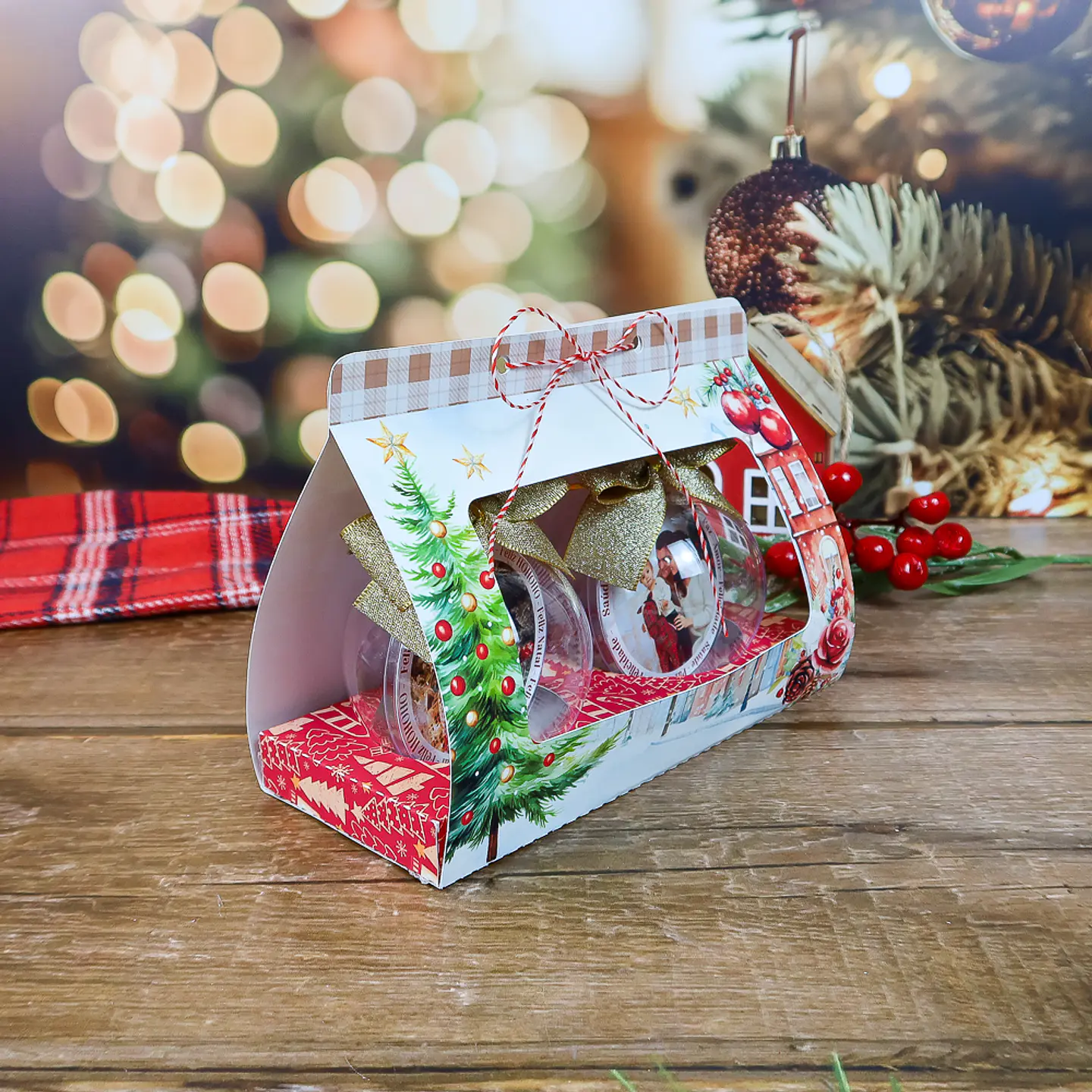 Arquivo Natal Combo Caixas para Esfera - Chuvinha de Papel 7