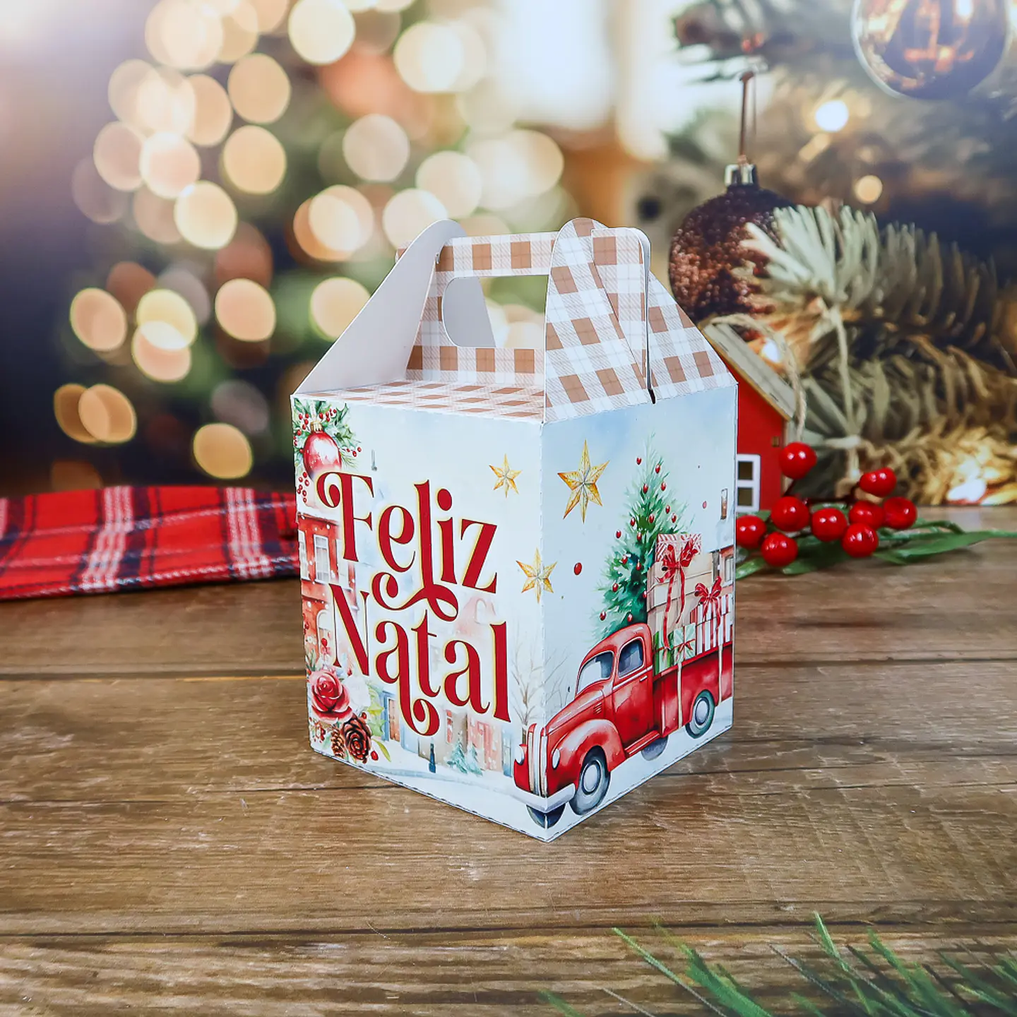 Arquivo Natal Combo Caixas para Esfera - Chuvinha de Papel 11
