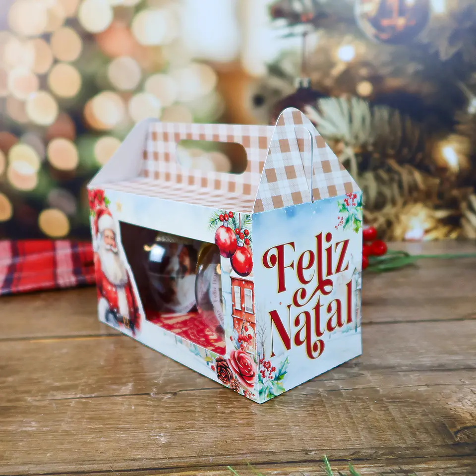 Arquivo Natal Combo Caixas para Esfera - Chuvinha de Papel 17