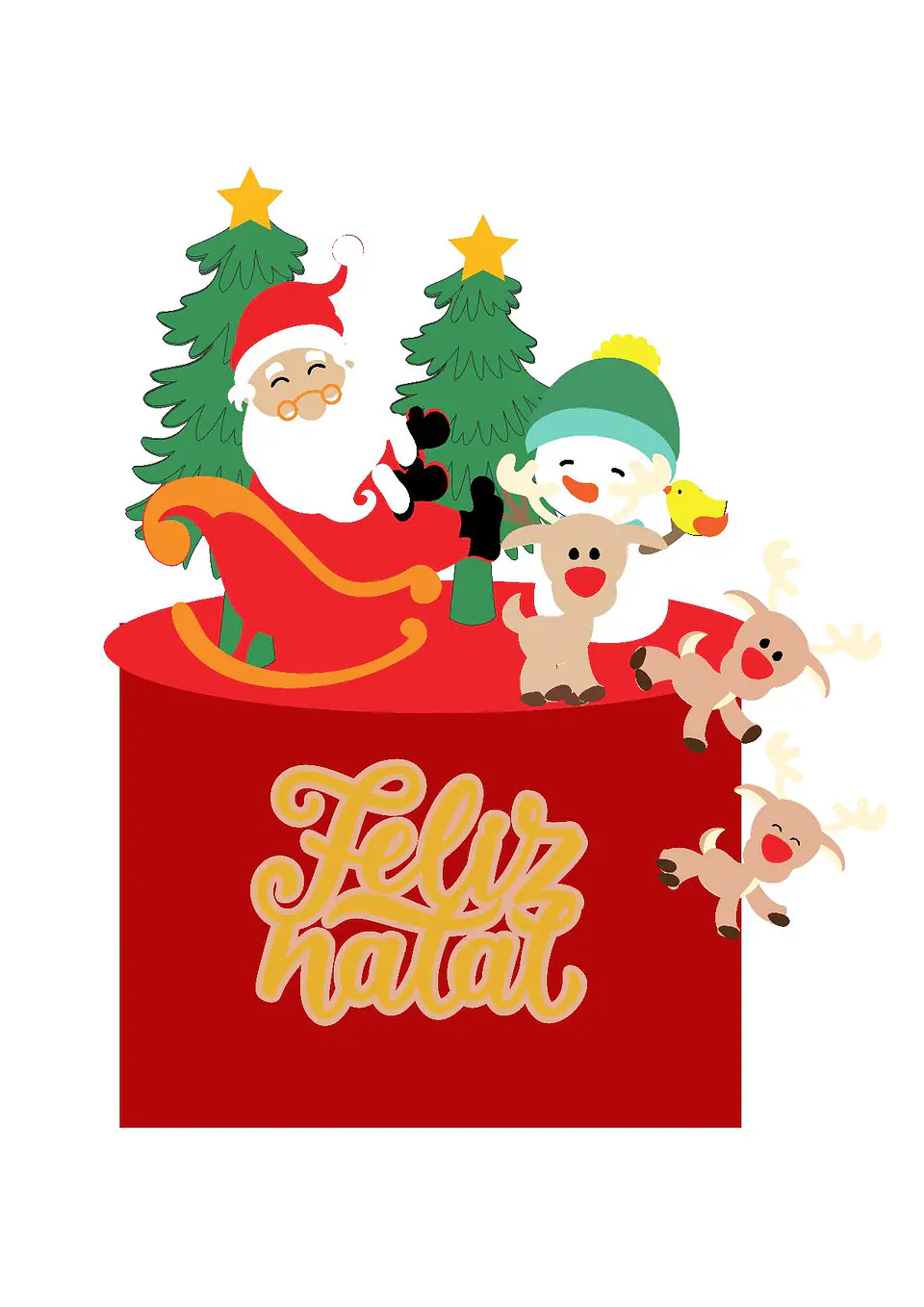 Arquivo de Corte Topo Natal Rena 1